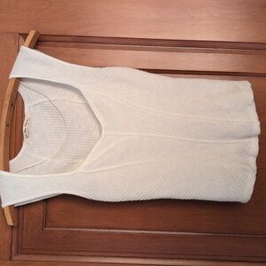 We The Free Cream Ribbed Knit Top